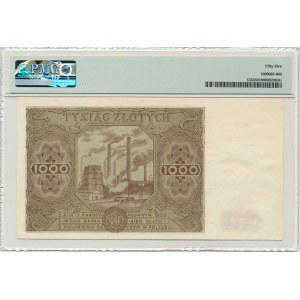 1.000 złotych 1947 - F - PMG 55