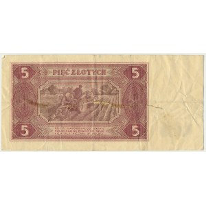 5 złotych 1948 - BL -