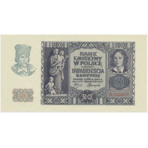 20 złotych 1940 - H -