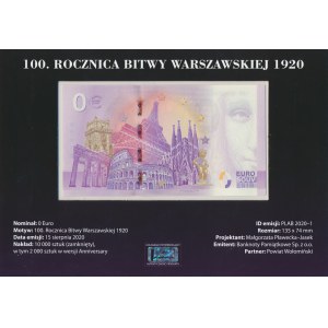 0 EURO - 100. rocznica Bitwy Warszawskiej 1920