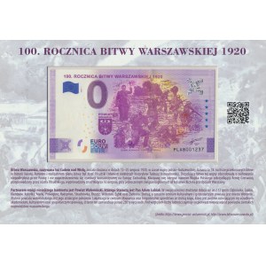0 EURO - 100. rocznica Bitwy Warszawskiej 1920