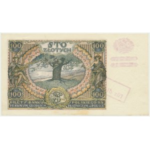 100 złotych 1934 - fałszywy przedruk okupacyjny - ładny