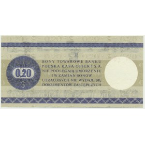 Pewex, 20 centów 1979 - HN - mały -