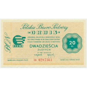 ORBIS, 20 złotych - CG - rzadsza seria