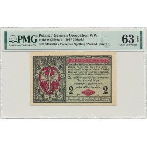 2 marki 1916 Generał - B - PMG 63 EPQ