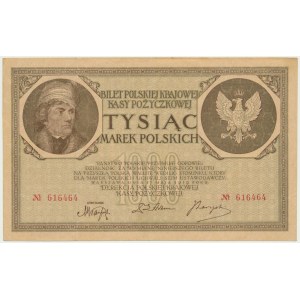 1.000 marek 1919 - bez serii - RZADKI