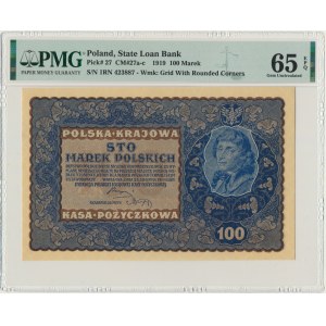 100 marek 1919 - IE Serja N - PMG 65 EPQ