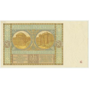50 złotych 1929 - Ser.DŁ. -