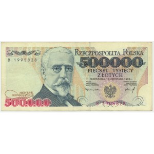 500.000 złotych 1993 - B -