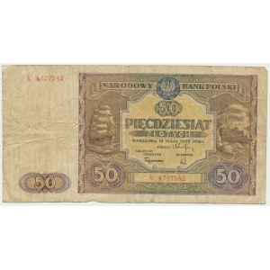 50 złotych 1946 - K -