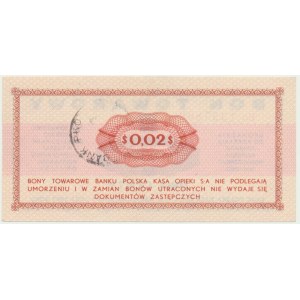 Pewex, 2 centy 1969 - Eo -