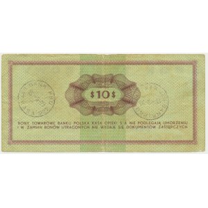 Pewex, 10 dolarów 1969 - GF -