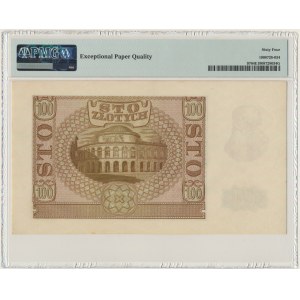 100 złotych 1940 - B - PMG 64 EPQ - ORYGINALNA SERIA - RZADKA