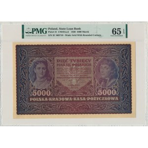 5.000 marek 1919 - II Serja C - PMG 65 EPQ