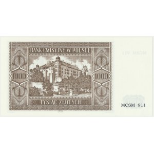 Krakowiak, 1.000 złotych 1941 - MCSM 911 -