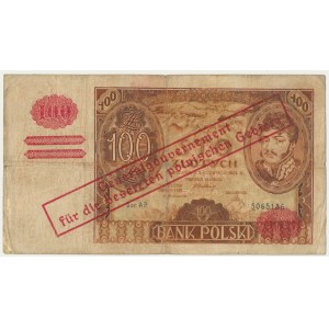 100 złotych 1932 - Ser. AP. - fałszywy przedruk okupacyjny