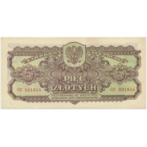 5 złotych 1944 ...owym - Cy -