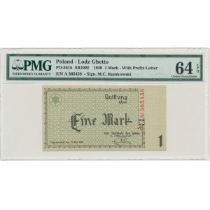 1 mark 1940 A series - 6 digit series - PMG 64 EPQ