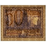 Danzig, 50 pfennig 1919 - purple
