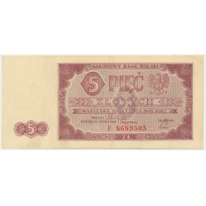 5 złotych 1948 - F -