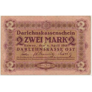 Kowno, 2 mark 1918 - A -