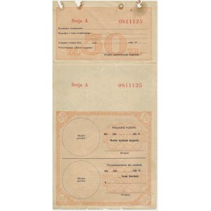 Asygnata Ministerstwa Skarbu (1939) - 50 złotych