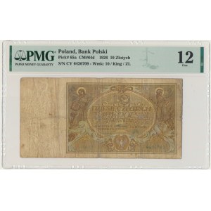 10 złotych 1926 - Ser.CY - PMG 12