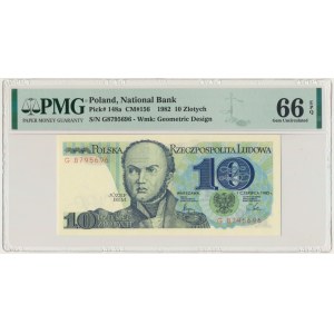 10 złotych 1982 - G - PMG 66 EPQ