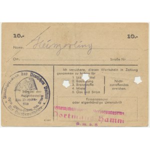 Pomoc Zimowa Ludności Niemieckiej, 10 marek 1944 - E -