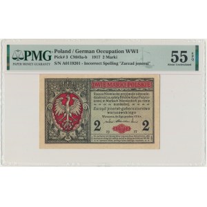 2 marki 1916 Jenerał - A - PMG 55 EPQ