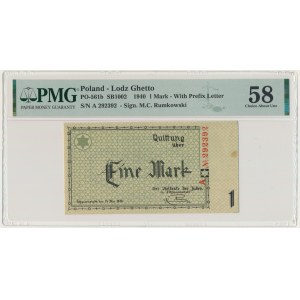 1 mark 1940 A series - 6 digit series - PMG 64 EPQ