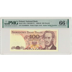 100 złotych 1988 - TG - PMG 66 EPQ