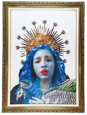 Kenaya HUANCA-VILLAN (YA KENAYA) (ur. 1992), Virgin of the seven sorrows and mother of all those who cry II, 2016