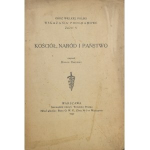 Dmowski Roman - Kościół, naród i państwo.