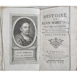 Coyer Gabriel-Francois - Histoire de Jean Sobieski, Roi de Pologne.