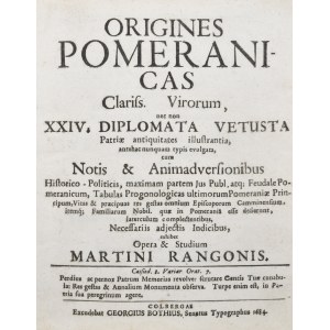 Rango Martinus - Origines Pomeranicas Clariss.