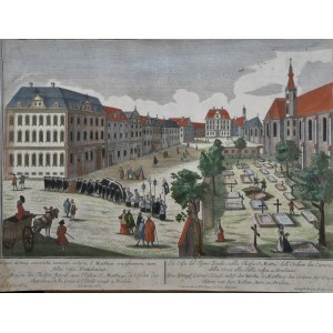 Wroclaw - [Burial in the cemetery in front of the southern elevation of St. Matthias Church].