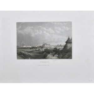 Kraków - Widok ogólny, 1845