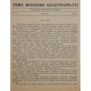 Ziemie wschodnie Rzeczypospolitej, 1942 r.