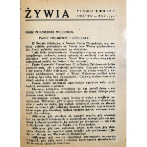 Żywia, 1942 r. oraz Żywią i Bronią, 1942-1944 r.