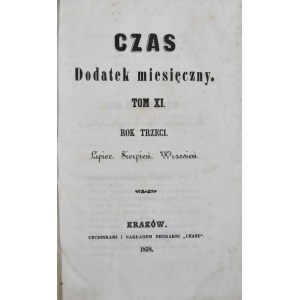 Czas, R. III, T. XI, 1858