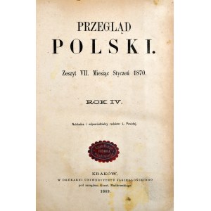 Przegląd Polski, R. IV, I-III, 1870 r.