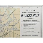 Warszawa - Plan miasta stołecznego Warszawy.