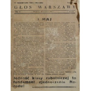 Głos Warszawy, R. II, nr 34.