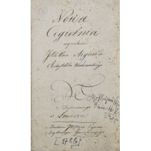 Nowa Cegielnia wynalazku Aignera, Łowicz [1788]