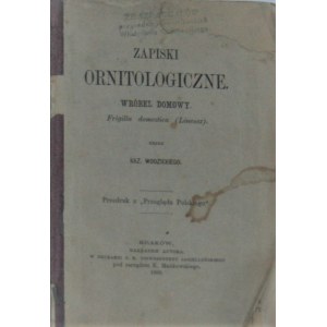 Wodzicki Kazimierz - Zapiski ornitologiczne. Wróbel domowy. Frigilla domestica (Lineusz) przez ...