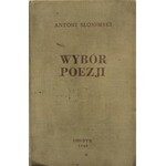 Słonimski Antoni - Wybór poezji. Wyd. 1. Londyn 1944
