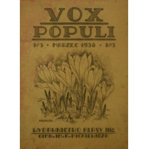 Vox Populi, nr 3, marzec 1938