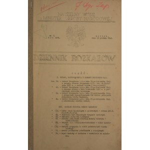 Dziennik Rozkazów, nr 6, 22 XII 1943 r., Londyn