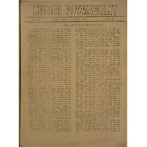 Kurier Powszechny, Kraków, 1944-1945